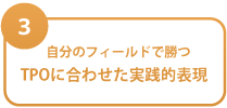 「だれに何を伝えるか」を徹底追求　TPOに合わせた実践的表現